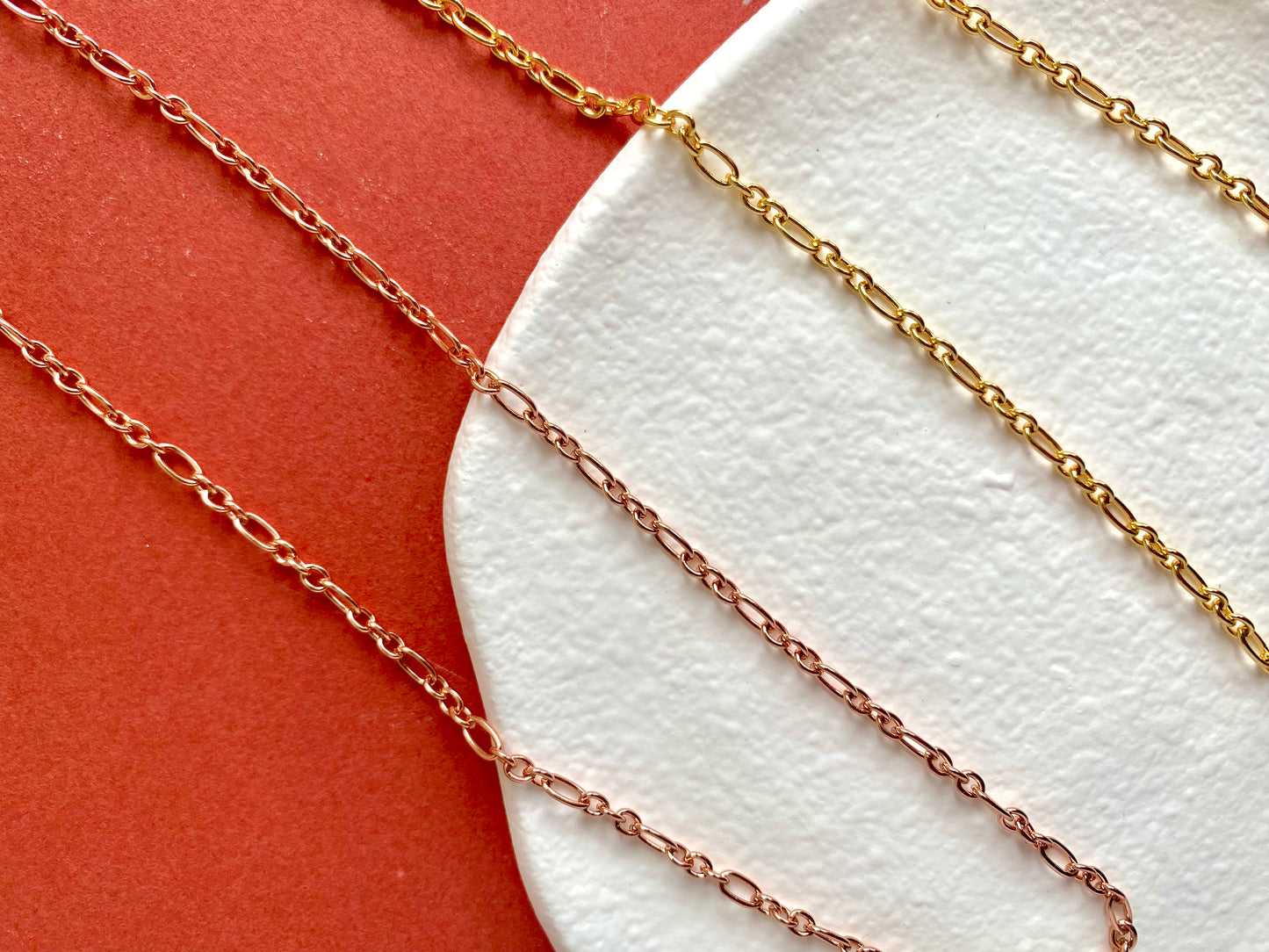 Woven chain necklace