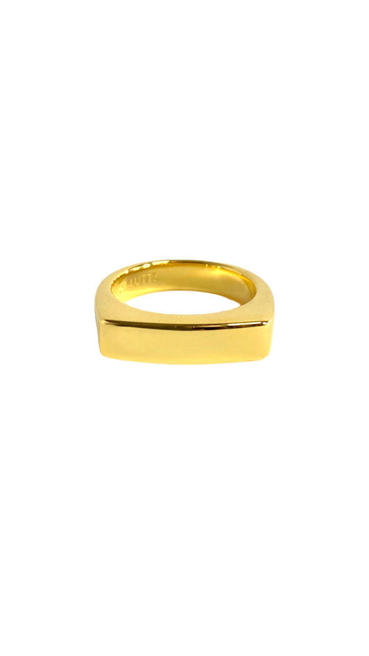 Rectangle signet ring